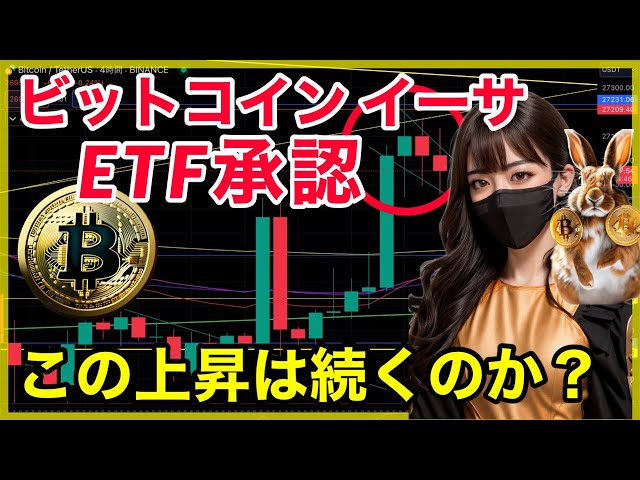 【BTC分析】ヴァルキリーETF承認 ビットコイン,イーサリアム急騰
