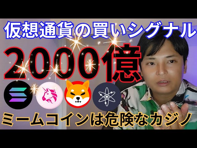 【仮想通貨に2,000OKU円買いシグナル】ミームコインは危険なカジノ！？